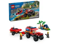 LEGO® City Feuerwehrgeländewagen mit Rettungsboot (60412)